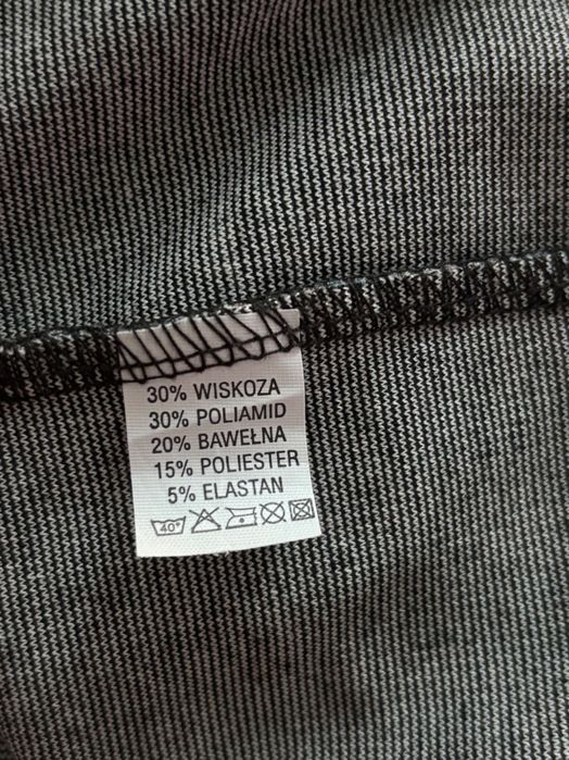 Elegancka sukienka do pracy rozm 50 bordowo beżowa