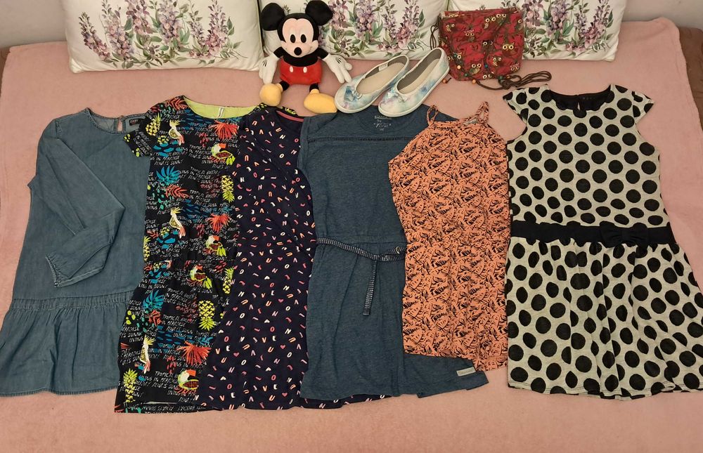 Mega paka dziewczynka 146/152 - 58 szt., stan bdb