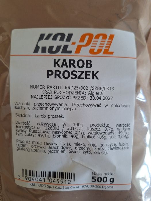 Karob 500g  firmy Kol-Pol