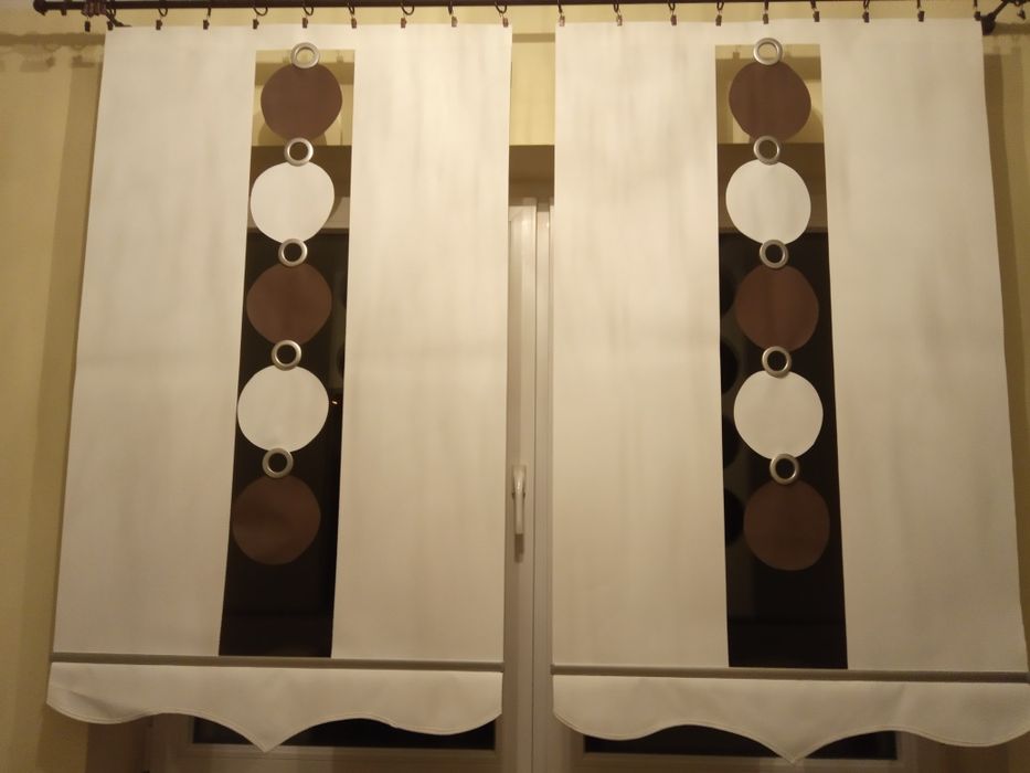 Panele ekrany ecru 4 sztuki