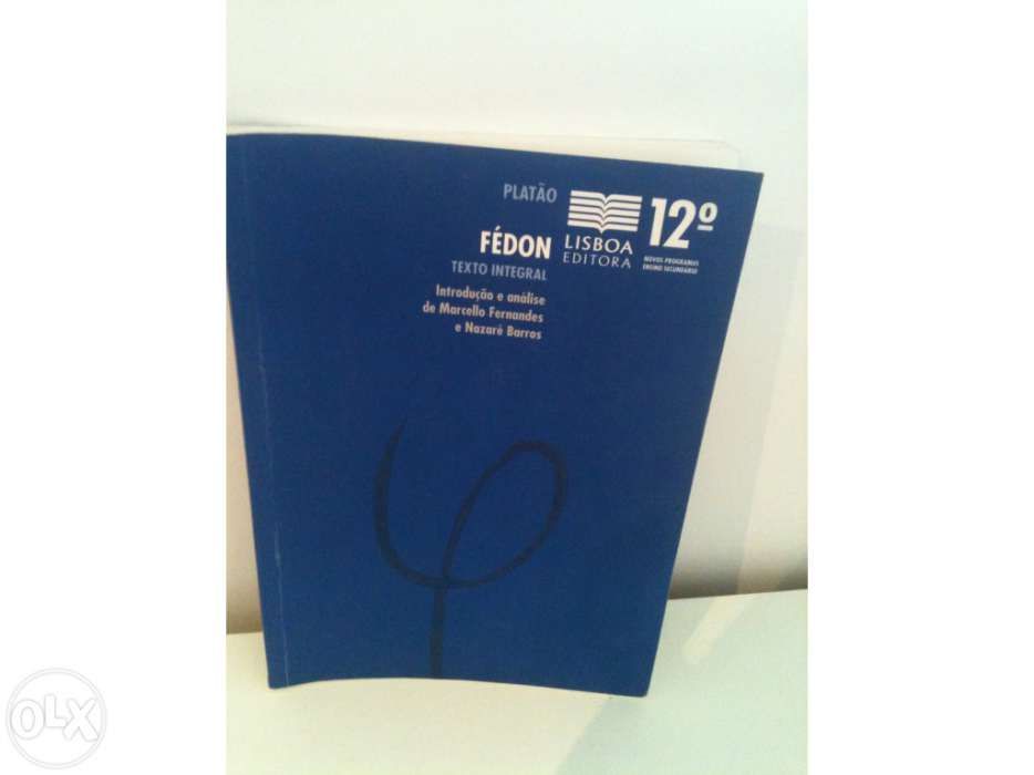 Livro de Resumo de Fédon Platão 12º Ano
