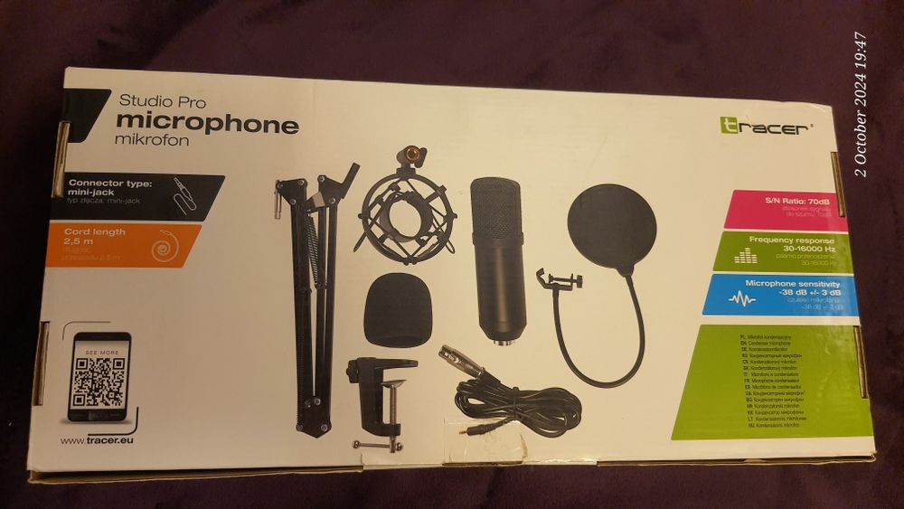 mikrofon Tracer STUDIO PRO do komputera
