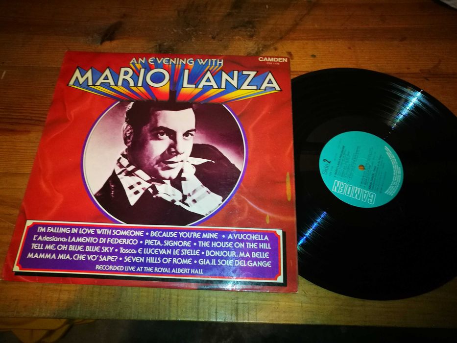 MARIO LANZA - An Evening With Mario Lanza LP