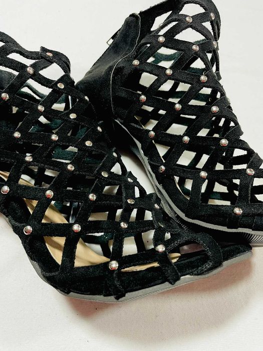 Nowe plecione buty 36 High heels 24 cm wkładka