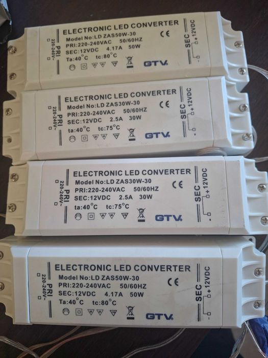 Transformator do taśmy led