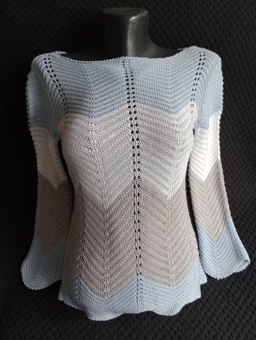 Uroczy sweterek ażurowy