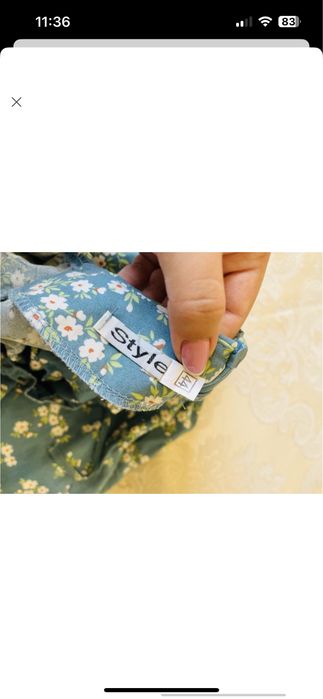 Літня сукня в квіточку