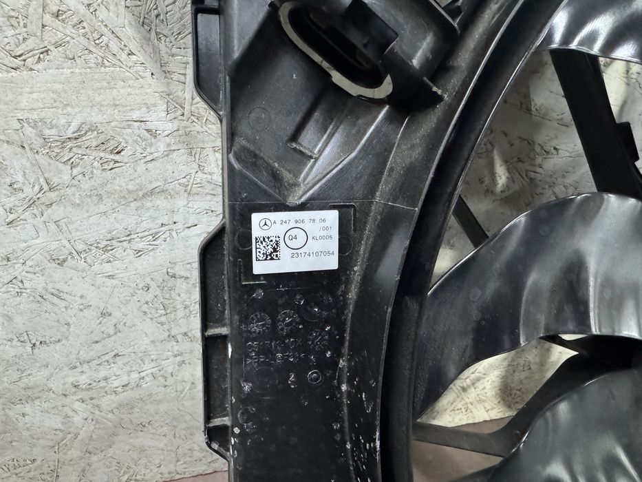 Вентилятор Охолодження EQB 250+ Mercedes Benz Вентилятор охложденя