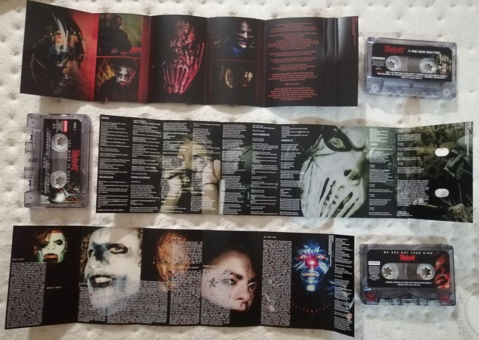 Аудиокасета SLIPKNOT - All Hope Is Gone, 5: The Grey Chapter, We Are..