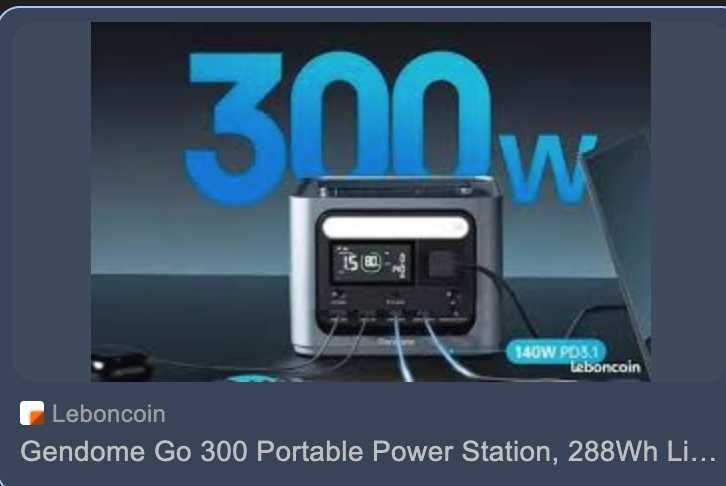 Зарядна станція портативна електростанцІя типу EcoFlow 0,3 кВт