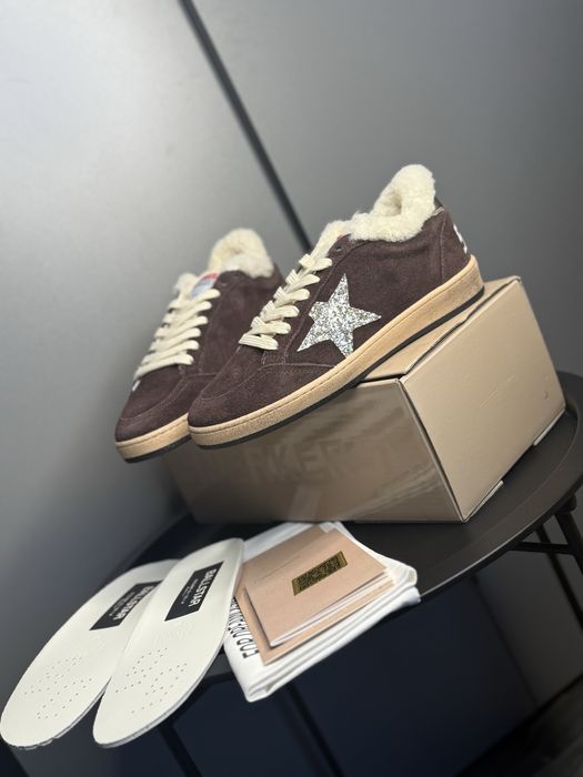 Голден гус кеды женские golden goose кроссвоки с мехом зимние теплые