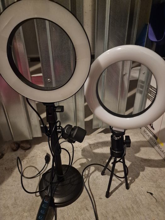 Zestaw 2 szt. Lampy Pierścieniowe Ring LED USB