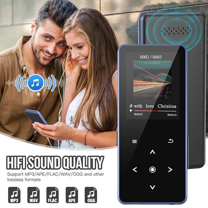 32 ГБ MP3-плеєр Bluetooth 5.0, музичний плеєр Hi-Fi