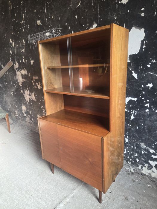 Regał witryna biblioteczka Up Závody  vintage Czechosłowacja prl