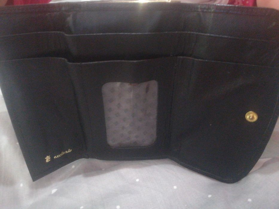 Portfel damski czarny