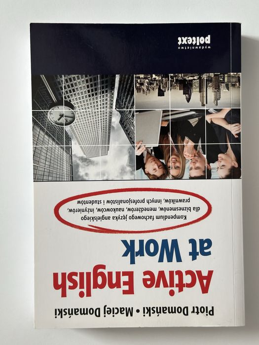 Książka Active English at Work P.Domański  nauka angielski super stan