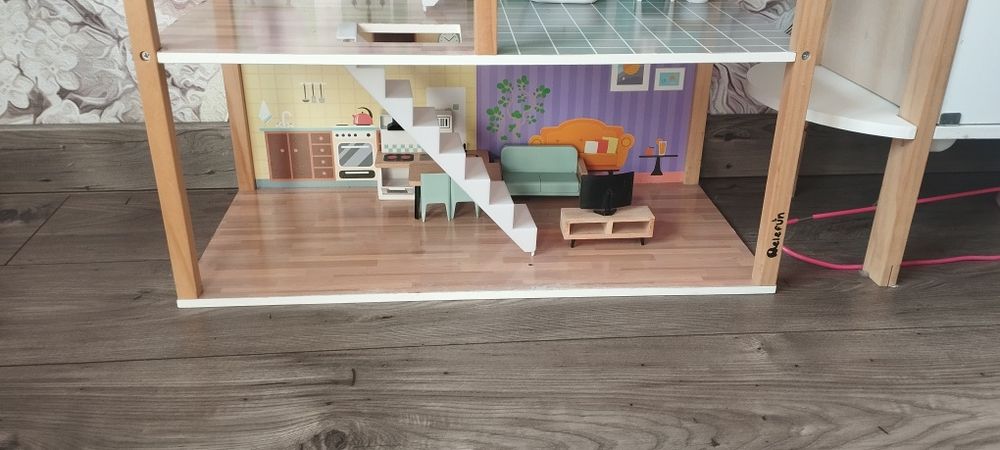 Drewniany domek dla lalek. ODBIÓR OSOBISTY!!!
