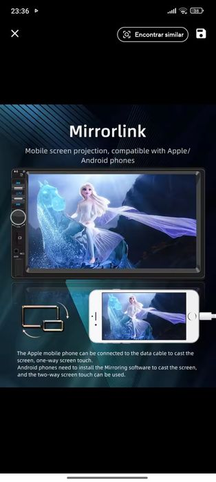 Rádio 2Din com bluetooth