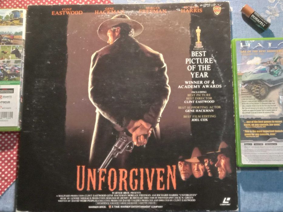 Laser Disc  LD  фильм "Непрощенный" 1992г. регион NTSC j
