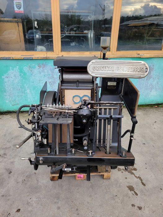 Original Heidelberg Tiegel – prasa drukarska / letterpress / sztanca