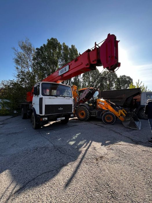 Послуги/оренда автокрану на базі автомобілю МАЗ