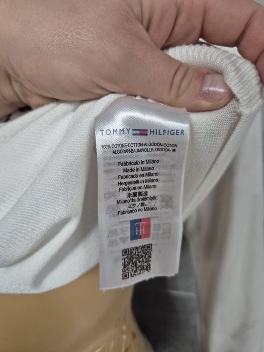 Sweterek damski Tommy Hilfiger biały XXL