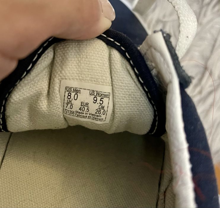 Vans como novos originais 40.5
