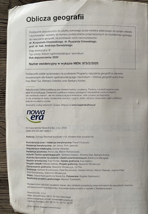 Oblicza geografii 2 - podręcznik