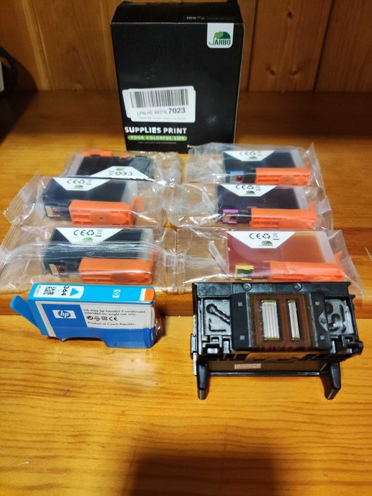 Tinteiros + Cabeça de Impressão HP 364