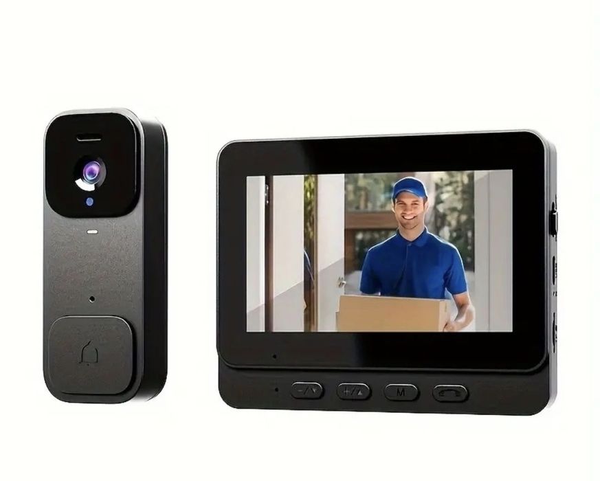 Videodomofon Bezprzewodowy Kamera Dzwonek 1080p HD