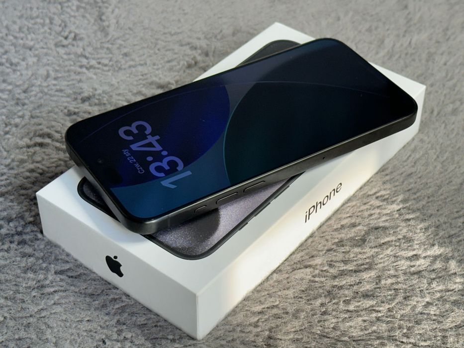 iPhone 15 Pro Black Titanium 128GB/ Bez Blokad