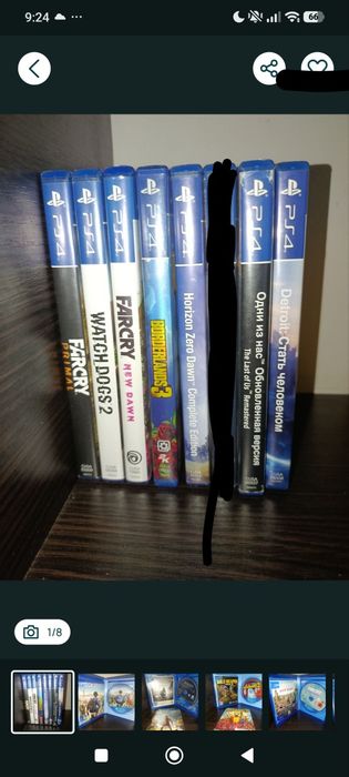 Продаю диски на ПС4/Playstation 4. + Бесплатный мортал комбат за покупку комплекта.