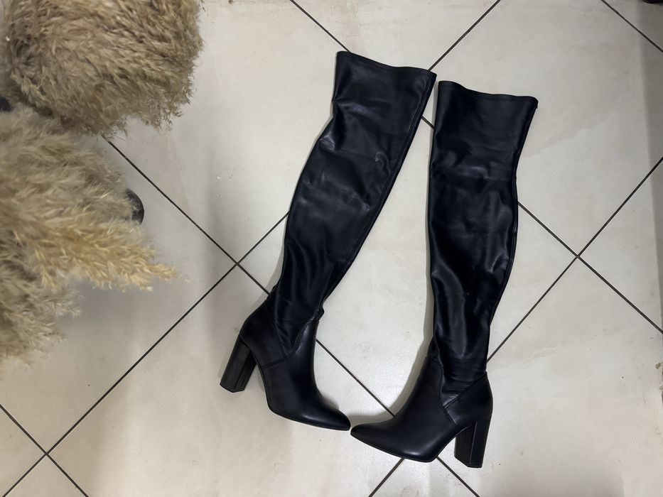 Piekne kozaki za kolano eko skorka 38 deezee