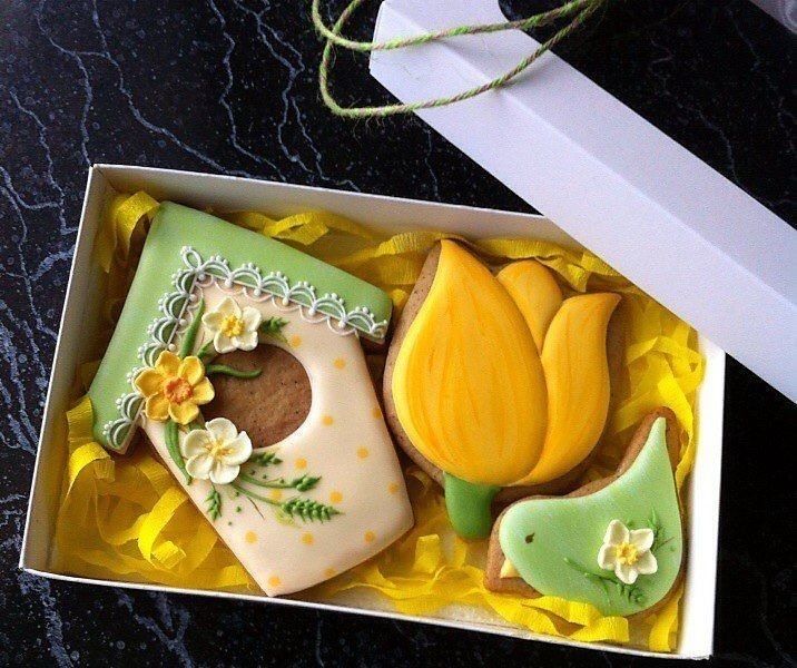 Майстер-класи з розпису пряників на День Закоханих, свято Весни, Велик