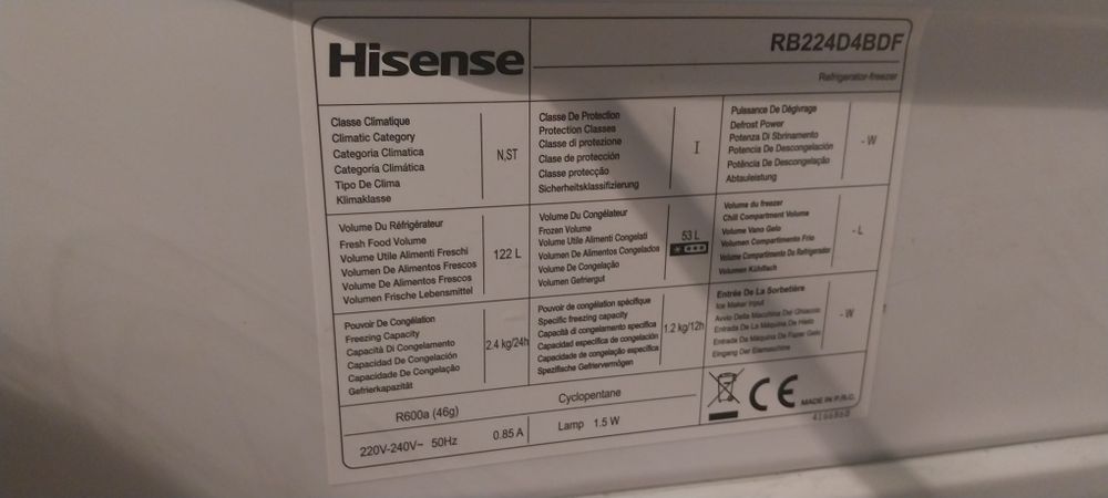 Lodówko zamrażarka