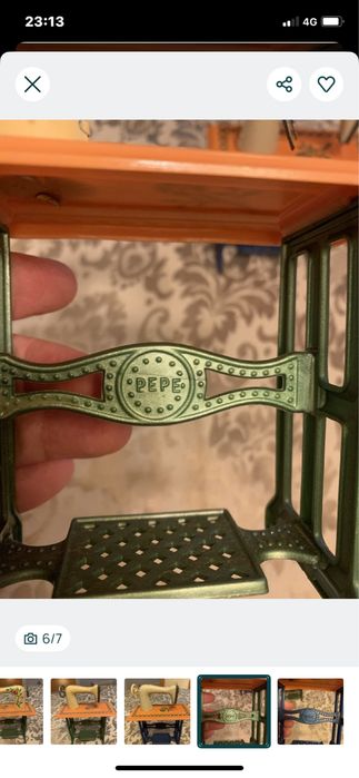 Miniatura Maquina costura PEPE