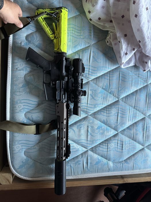 Ghk M4 como nova- muitos extras airsoft