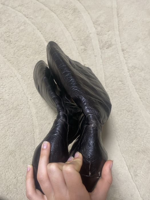 Adami high-heel leather boots in size 37.5