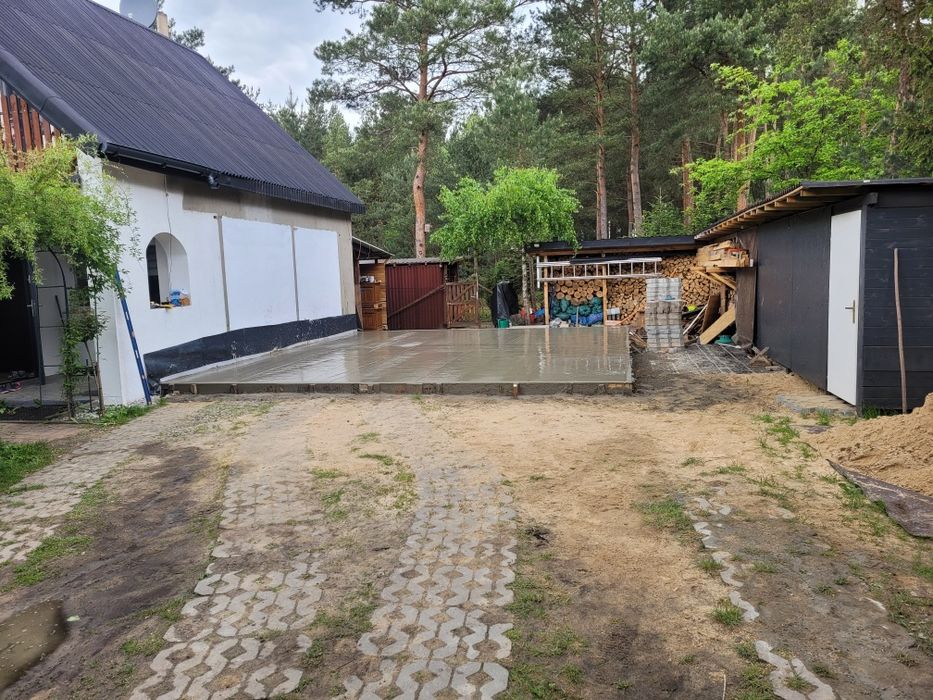 Wylewki betonowe, wylewki pod garaż, chudziaki, fundamenty.