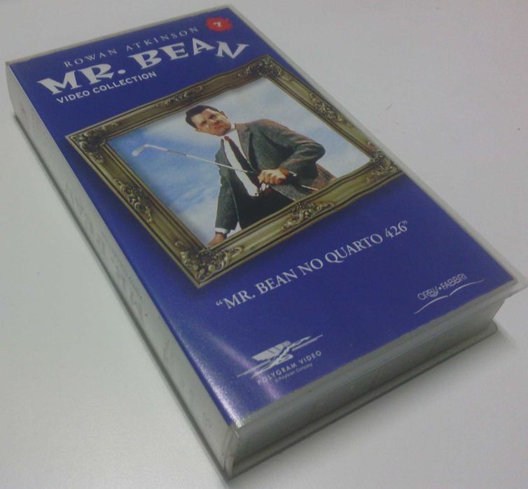 coleção vhs mr. bean bom estado pouco uso
