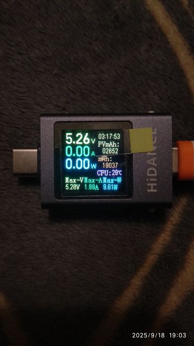 Міні USB Тестер, tester