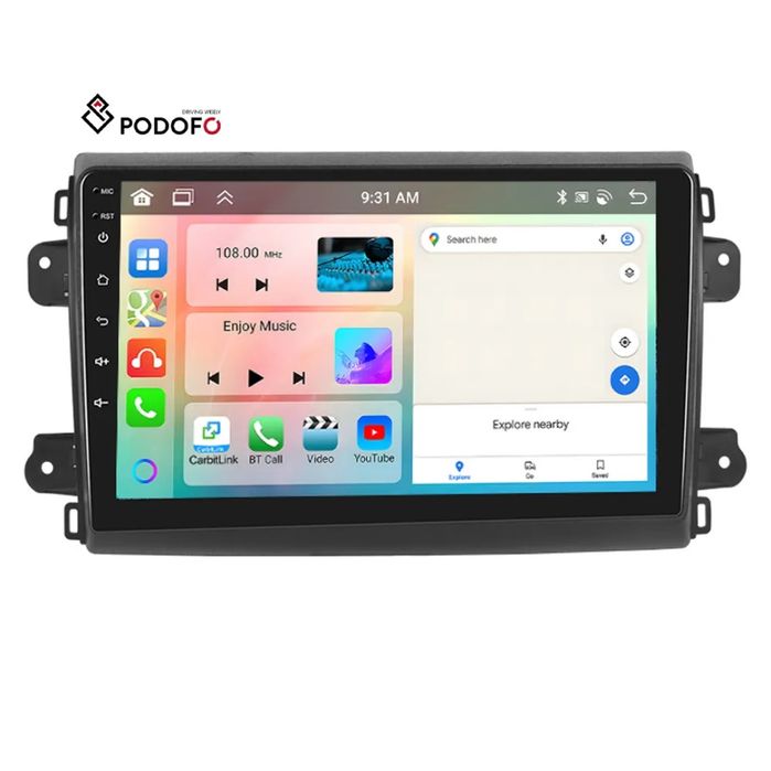 Rádio Fiat Ducato a partir de 2021 Carplay Android Auto GPS wifi 4/64G