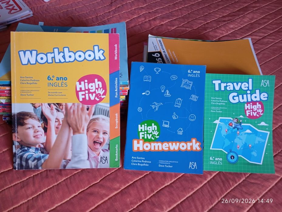 High five 6°ano, Inglês, cadernos de atividades
