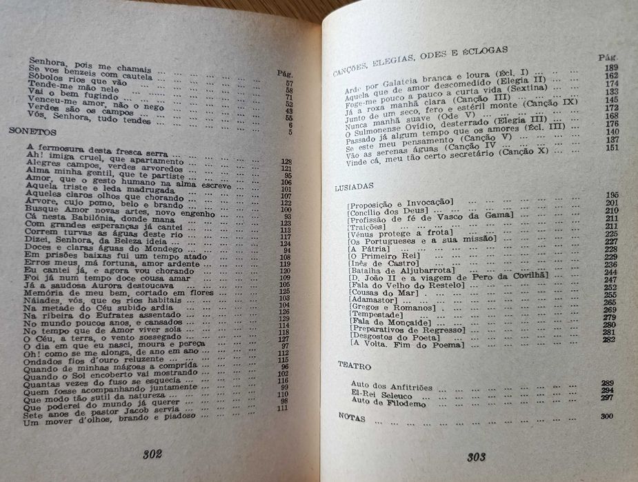 Versos de Camões - Escolhidos por Vitorino Nemésio (portes incl.)