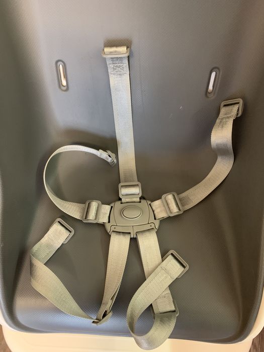 Стільчик для годування oribel coccon графіт сірий