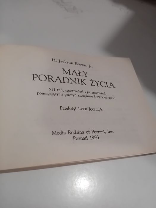 Mały poradnik życia H. Jackson Brown Jr.