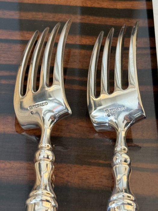 Peças Faqueiro Prata Topázio Caninhas