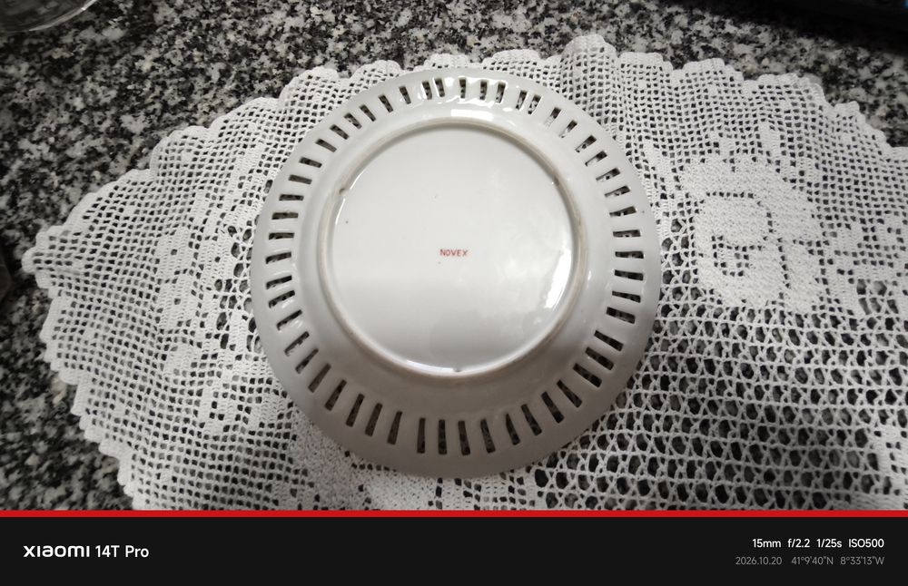 Conjunto de 2 Pratos de decoração, Novex