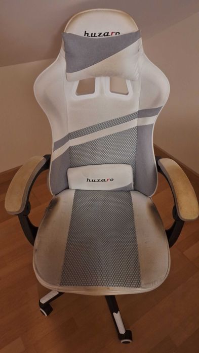 Fotel Gamingowy HUZARO FORCE 4.4 White Mesh