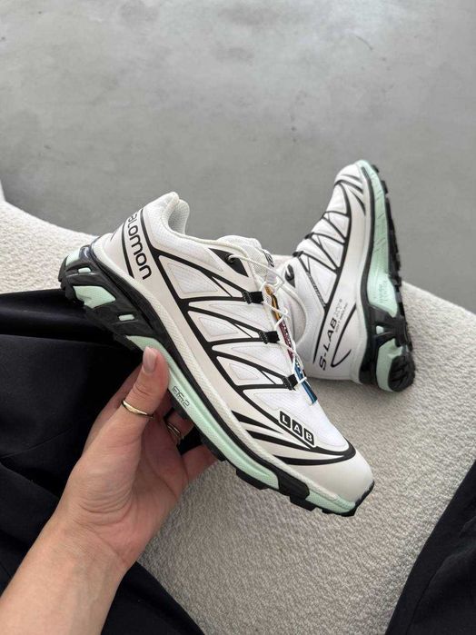 (БЕЗ ПЕРЕДОПЛАТИ)Salomon XT-6 Adv LAB White Icy Morn Соломони ХТ-6 Адв